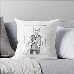 Beastars Pillows - Legosi &amp; Haru Throw Pillow RB2508