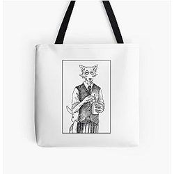 Beastars Bags - Legosi &amp; Haru All Over Print Tote Bag RB2508
