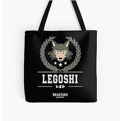 Beastars Bags - Beastars TEAM LEGOSHI All Over Print Tote Bag RB2508