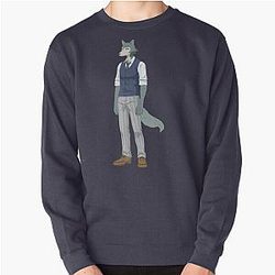 Beastars Sweatshirts - Legoshi the Grey Wolf Pullover Sweatshirt RB2508