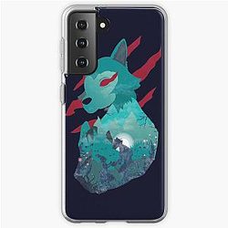 Beastars Cases - Legoshi and Haru negative space Samsung Galaxy Soft Case RB2508