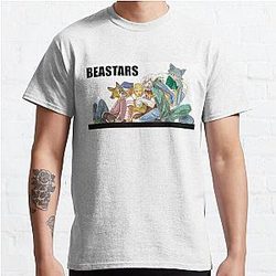 Beastars T-Shirts - Beastars Legoshi, Jack and Dormitory Friends Spread Classic T-Shirt RB2508