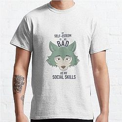Beastars T-Shirts - Legoshi / Legosi Classic T-Shirt RB2508