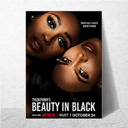 Beauty in Black El poder de la estética de Noir Beauty In Black Posters