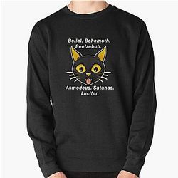 Belial. Behemoth. Beelzebub. Asmodeus. Satanas. Lucifer. Pullover Sweatshirt