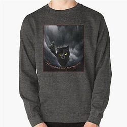 Black Cat Behemoth (Master and Margarita) Pullover Sweatshirt