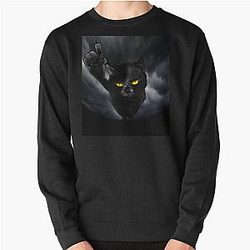 Black Cat Behemoth (Master and Margarita) Pullover Sweatshirt
