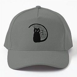 Cat Behemoth Master and Margarita Baseball Cap