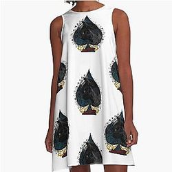 Behemoth the Cat (Master & Margarita) A-Line Dress