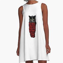 Behemoth The Cat Master And Margarita A-Line Dress