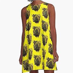 Behemoth the Cat (from The Master and Margarita) A-Line Dress