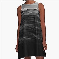 Woland and Behemoth the Cat (Master and Margarita) A-Line Dress