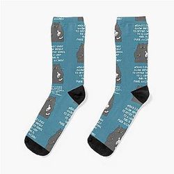Behemoth the Cat - lit quotes series Socks