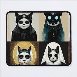 Belial Behemoth Beelzebub Mouse Pad