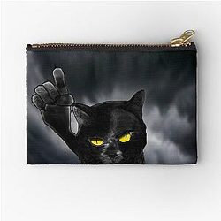Black Cat Behemoth (Master and Margarita) Zipper Pouch