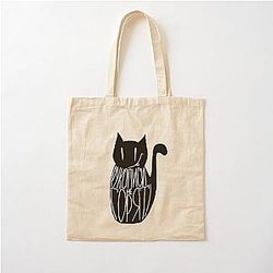 Behemoth the Cat - Manuscripts Don't Burn Cotton Tote Bag