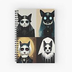 Belial Behemoth Beelzebub Spiral Notebook