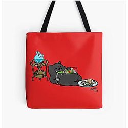 Behemoth the Cat All Over Print Tote Bag