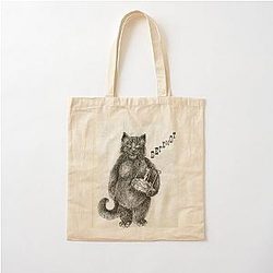 Behemoth the Cat Cotton Tote Bag