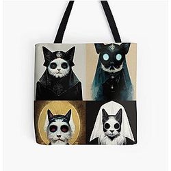 Belial Behemoth Beelzebub All Over Print Tote Bag