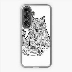 Behemoth cat sketch Samsung Galaxy Soft Case