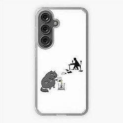 Manuscripts don't burn - The Master & Cat Behemoth - Funny Mikhail Bulgakov "The Master and Margarita" Gift Samsung Galaxy Soft Case