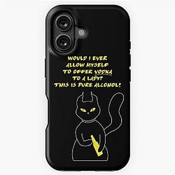 Behemoth the Cat pure alcohol iPhone Tough Case