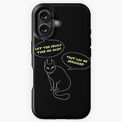 Behemoth the Cat as a devil iPhone Tough Case