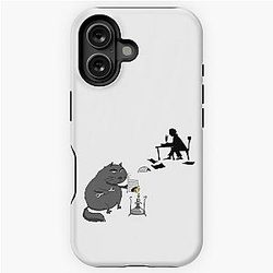 Manuscripts don't burn - The Master & Cat Behemoth - Funny Mikhail Bulgakov "The Master and Margarita" Gift iPhone Tough Case