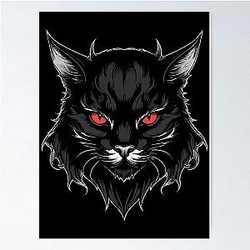 Behemoth the Cat - Iconic Character from Master and Margarita Poster