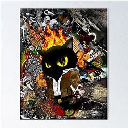 Cat Behemoth (Master & Margarita) Poster
