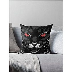 Behemoth the Cat - Iconic Character from Master and Margarita Throw Pillow