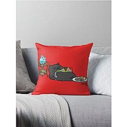 Behemoth the Cat Throw Pillow