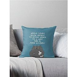Behemoth the Cat - lit quotes series Throw Pillow