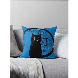 Cat Behemoth Master and Margarita Throw Pillow