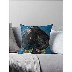 Behemoth the Cat  (Master & Margarita) Throw Pillow