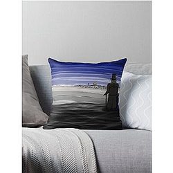 Woland and Behemoth the Cat (Master and Margarita) Throw Pillow