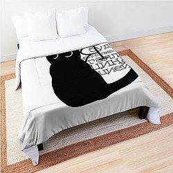 Cat Behemoth Master and Margarita Comforter