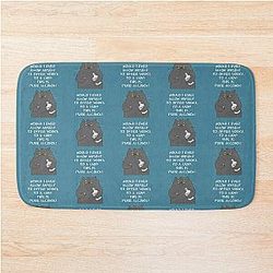 Behemoth the Cat - lit quotes series Bath Mat