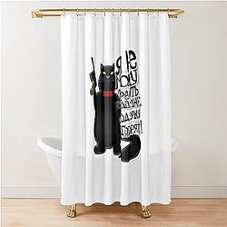 Behemoth the Cat (Master and Margarita) Shower Curtain