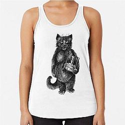 Behemoth the Cat Racerback Tank Top