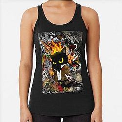 Cat Behemoth (Master & Margarita) Racerback Tank Top