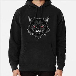 Behemoth the Cat - Iconic Character from Master and Margarita Pullover Hoodie