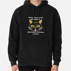 Belial. Behemoth. Beelzebub. Asmodeus. Satanas. Lucifer. Pullover Hoodie
