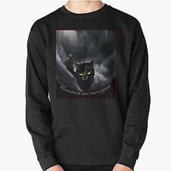 Black Cat Behemoth (Master And Margarita) Pullover Sweatshirt