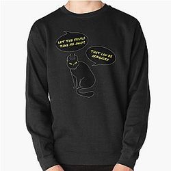 Behemoth the Cat as a devil Pullover Sweatshirt
