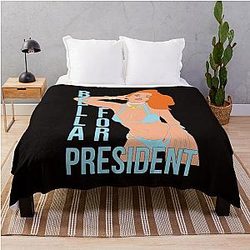 Bella Thorne President Graphic Throw Blanket