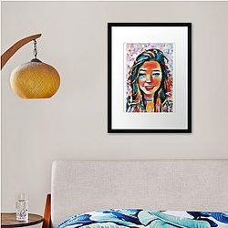 Belle Delphine Art Framed print Premium Merch Store