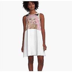 Belle Delphine Peace A-Line Vestido Premium Merch Store