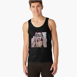 Belle Delphine Glitch Tank Tops Premium Merch Store